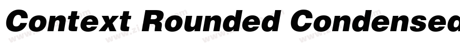 Context Rounded Condensed SSi Normal字体转换
